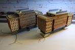 2 flatgebouwen faller B-926 HO, Hobby en Vrije tijd, Modeltreinen | H0, Overige merken, Gebruikt, Gelijkstroom of Wisselstroom