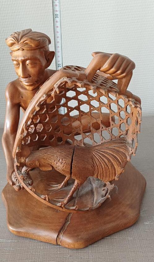 houten beelden uit Bali, Antiek en Kunst, Kunst | Beelden en Houtsnijwerken, Ophalen of Verzenden