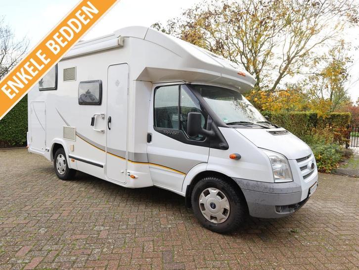 Benimar Tessoro 462 enkele bedden en garage, Caravans en Kamperen, Campers, Bedrijf, tot en met 2, Half-integraal, Benimar, Diesel
