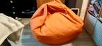 Oranje Sugar Pufy Zitzak, Huis en Inrichting, Zitzakken, Ophalen, Gebruikt, Oranje, Zitzak