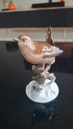 Antieke Keramische Winterkoning - 11,5 cm, Ophalen of Verzenden