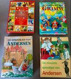 4 Sprookjesboeken Andersen, Grimm - Zo Goed Als Nieuw, Boeken, Sprookjes en Fabels, Ophalen of Verzenden, Zo goed als nieuw, Hans Christian Andersen