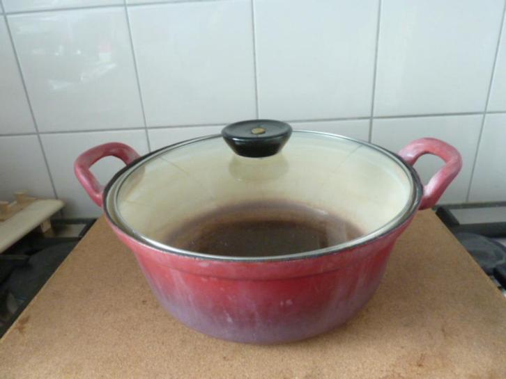 Gietijzeren Braadpan, Huis en Inrichting, Keuken | Potten en Pannen, Gebruikt, Koekenpan of Braadpan, Gietijzer, Ophalen of Verzenden