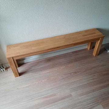 Massief eikenhouten bank blank Woood Largo (lengte 159 cm) beschikbaar voor biedingen