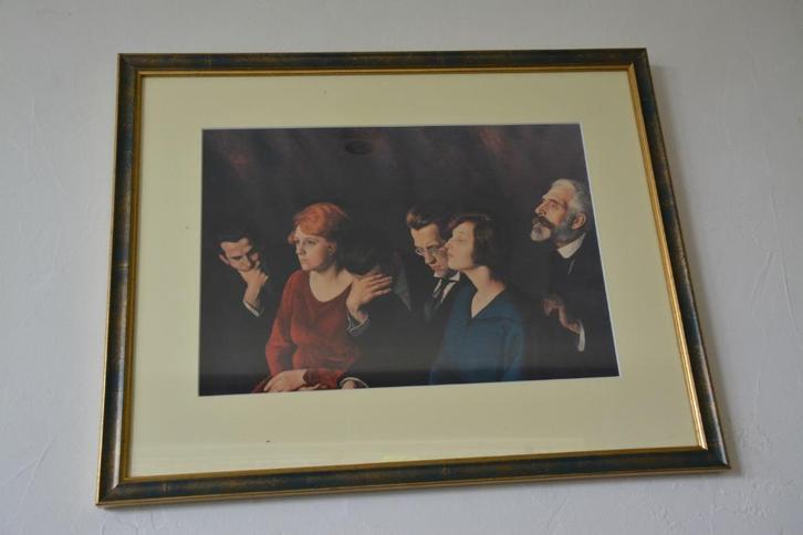 IMRE GOTH Concert Berlijn 1920 kleurenprint, retro vintage, Huis en Inrichting, Woonaccessoires | Wanddecoraties, Gebruikt, Ophalen of Verzenden