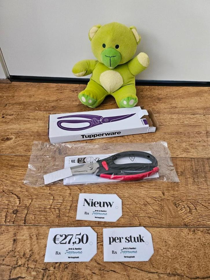 Tupperware nieuwe wildschaar wild schaar zwart rood, Huis en Inrichting, Keuken | Tupperware, Nieuw, Overige typen, Rood, Ophalen of Verzenden