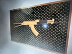 Ak 47 schilderij plexiglas, Antiek en Kunst, Ophalen of Verzenden