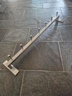 Kapstok RVS 84cm breed roestvrijstaal wandmontage, Wandkapstok, Ophalen of Verzenden, Zo goed als nieuw, Minder dan 100 cm