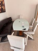 Mustering Eettafel met bank/stoelen, Huis en Inrichting, Tafels | Eettafels, 100 tot 150 cm, 150 tot 200 cm, Modern, Gebruikt
