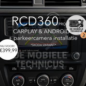 OEM Rcd360 Pro Skoda + parkeercamera beschikbaar voor biedingen