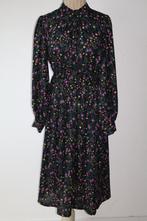 Lollys Laundry Jurk - Maat 38/M - Bloemenprint, Maat 38/40 (M), Zwart, Lollys Laundry.nl, Ophalen of Verzenden