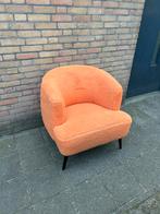 BRONX 71 Teddy bouclé fauteuil Nora, Huis en Inrichting, Fauteuils, Ophalen, Hout, Gebruikt, Minder dan 75 cm