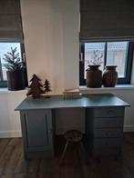 Super gaaf landelijk bureau met veel opbergruimte🩶, Huis en Inrichting, Bureaus, Ophalen, Gebruikt