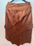 Leer rok, Kleding | Dames, Rokken, Ophalen of Verzenden, Zo goed als nieuw, Zwart, Boven de knie