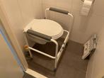 Toiletsteun, verstelbaar in lengte en hoogte., Ophalen, Gebruikt