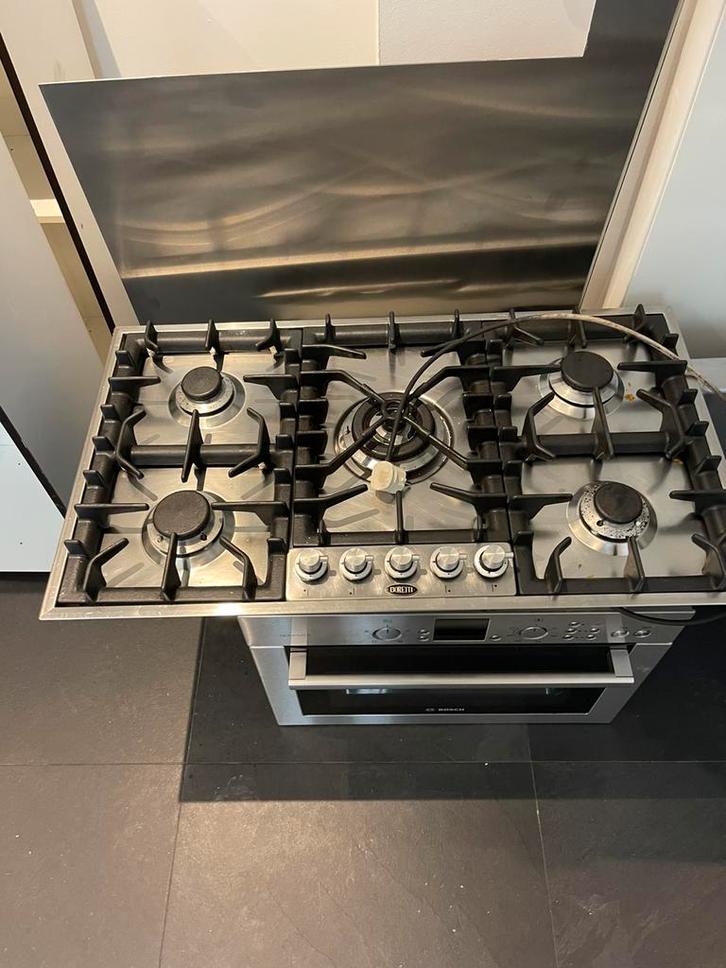 Boretti GK-905 gaskookplaat, Witgoed en Apparatuur, Kookplaten, Zo goed als nieuw, Inbouw, Gas, 5 kookzones of meer, Ophalen of Verzenden