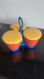 Tupperware trio potjes, Huis en Inrichting, Keuken | Tupperware, Ophalen of Verzenden, Zo goed als nieuw