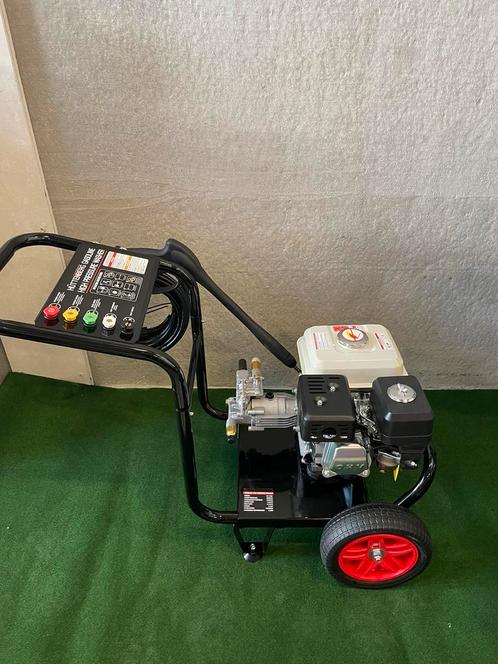 Nieuwe Huttenberg +200bar benzine hogedrukreiniger, Tuin en Terras, Hogedrukreinigers, Nieuw, Benzine, Met regelbare waterdruk