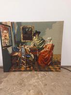 Handgemaakte geborduurde wanddecoratie, Huis en Inrichting, Woonaccessoires | Schilderijen, Tekeningen en Foto's, Ophalen of Verzenden
