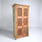 India teak boho landelijk ibiza kast potten  kruiken meubels, Ophalen of Verzenden, Zo goed als nieuw, 5051CM, Minder dan 100 cm