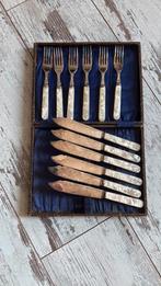 Antiek bestek set  verzilverd a1, Ophalen of Verzenden