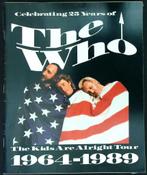 THE WHO - The Kids Are Alright 1964-1989 tour-program, Verzenden, Artiest, Nieuw, The Who