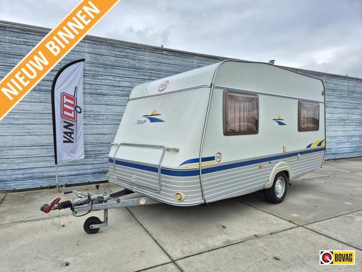 TEC Tour 390 ,Nettestaat,Tent,Mover,, Caravans en Kamperen, Caravans, Bedrijf, tot en met 4, 750 - 1000 kg, Treinzit, T.E.C., Dwarsbed