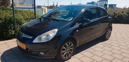 Opel Corsa 2008 1.4  3deurs Zwart lll Edition SPORTONDERSTEL, Auto's, Opel, Particulier, Corsa, ABS, Airbags, Boordcomputer, Centrale vergrendeling