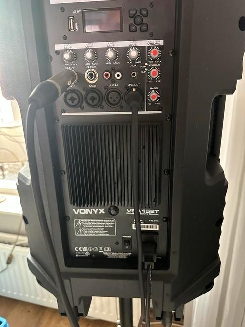 Vonyx PA Luidspreker met Bluetooth & Statief, Audio, Tv en Foto, Luidsprekers, Zo goed als nieuw, Overige typen, 120 watt of meer