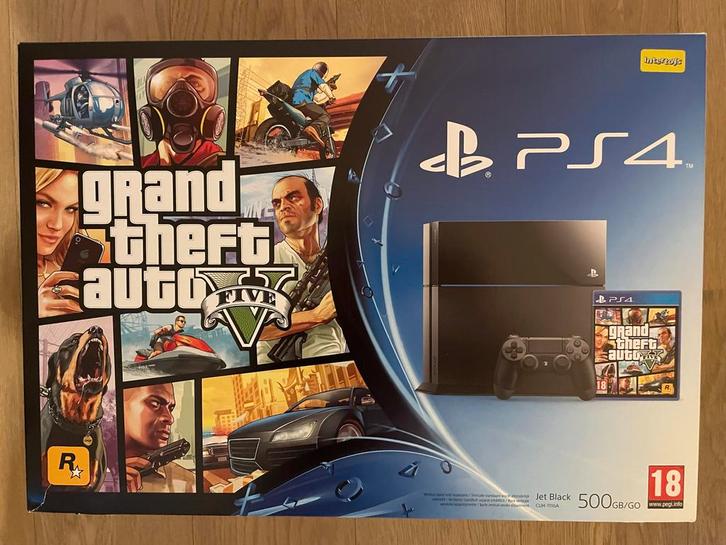 PS4 + Controller, 9 Games & Beeldscherm, Spelcomputers en Games, Spelcomputers | Sony PlayStation 4, Gebruikt, Original, 500 GB
