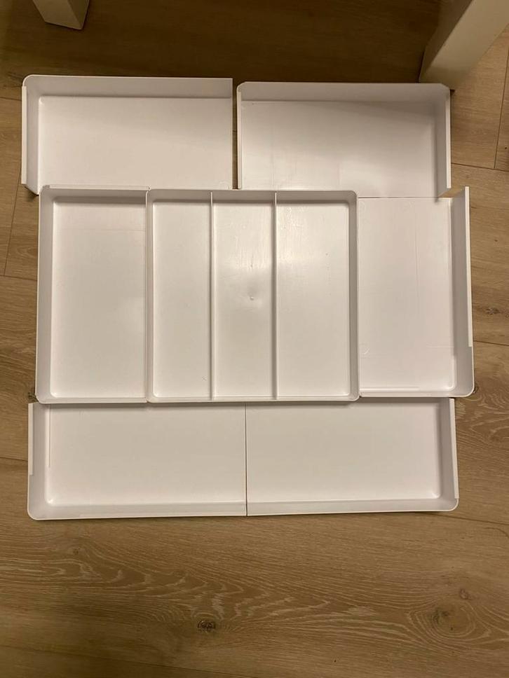 Verstelbare Besteklade - Keuken Organizer, Huis en Inrichting, Keuken | Bestek, Gebruikt, Los bestek, Kunststof, Ophalen