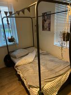 Bed 120x200 - Comfortabel en Stijlvol, Huis en Inrichting, Gebruikt, Eenpersoons, Zwart, Ophalen of Verzenden