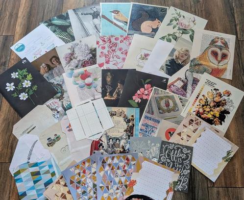 Grote set Flow papieren nr 4, Hobby en Vrije tijd, Scrapbooking, Nieuw, Versiering of Embellishment, Overige merken, Ophalen of Verzenden