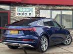 Audi E-tron Sportback 50 quattro S-LINE PANO l B&O l CAMERA, Auto's, Automaat, 71 kWh, Blauw, Origineel Nederlands