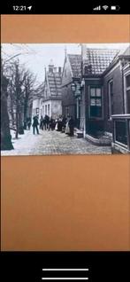 Oude foto Zaandam, nabij gemeentehuis 1870, Verzamelen, Foto's en Prenten, Ophalen of Verzenden, Voor 1940, Gebruikt