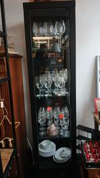 Vitrinekast met deur van glas, zie laatste foto, Ophalen, 50 tot 100 cm, 150 tot 200 cm, 25 tot 50 cm