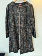 Prachtige zijden jas, Plum, L, Ophalen of Verzenden, Zo goed als nieuw, Zwart, Overige typen