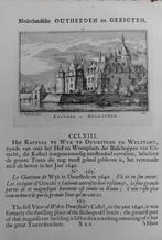 263 / Kasteel van Wijk bij Duurstede Gravure uit 1732, Ophalen of Verzenden