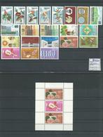 Suriname 1974, Complete jaargang, Postfris., Verzenden, Postfris