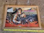Vintage spiegel Rambo 3 Sylvester Stallone 1988 mooie staat, Ophalen of Verzenden, Gebruikt