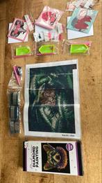 Diamond Painting Pakket - Hond, Panter & Kaarten, Ophalen of Verzenden, Zo goed als nieuw, Knutselwerk