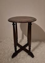 Antieke eiken plantentafel,  bijzettafeltje, Antiek en Kunst, Ophalen of Verzenden