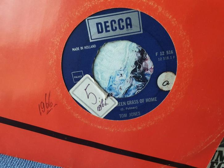 Tom Jones - Green Grass of Home (b5), Cd's en Dvd's, Vinyl Singles, Ophalen of Verzenden