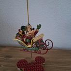 Disney traditions Mickey kerst ornament met standaard, Ophalen of Verzenden, Mickey Mouse, Zo goed als nieuw, Beeldje of Figuurtje
