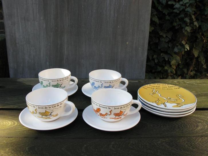 SOEPSERVIES AXIS PARIS "GEDEON" BENJAMIN RABIER, Huis en Inrichting, Keuken | Servies, Zo goed als nieuw, Kop(pen) en/of Schotel(s)