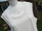 Setter blouse zonder mouw maat 52 als nieuw, Wit, Maat 46/48 (XL) of groter, Ophalen of Verzenden, Zo goed als nieuw