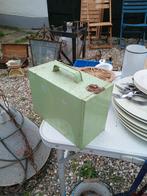 vintage blikken broodtrommel , lunchbox, Antiek en Kunst, Verzenden