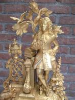 Antieke Pendule , Vuur verguld , ( Jonkheer ) ( 1845), Antiek en Kunst, Ophalen