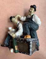 Laurel & Hardy spaarpot, Ophalen of Verzenden, Gebruikt, Steen, Aardewerk of Keramiek, Overige thema's