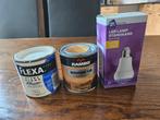 Twee Kleine Blikken Verf voor Binnenhuis + gratis ledlamp, Overige kleuren, Ophalen of Verzenden, Minder dan 5 liter, Verf